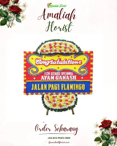 Bunga Papan Congratulation di Karang Taliwang